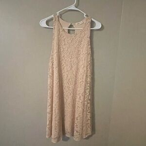 Lace Detail Sleeveless Dress